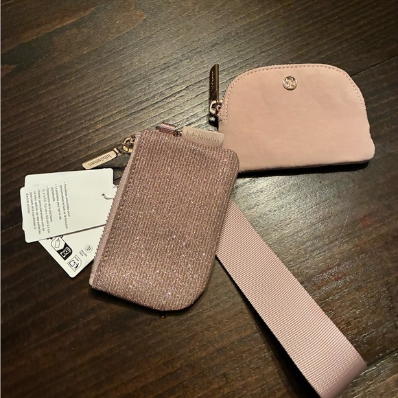 Pink and Glitter lulu Pouches - Picture 1 of 4